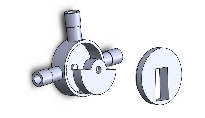 微型伺服分配水T形阀
